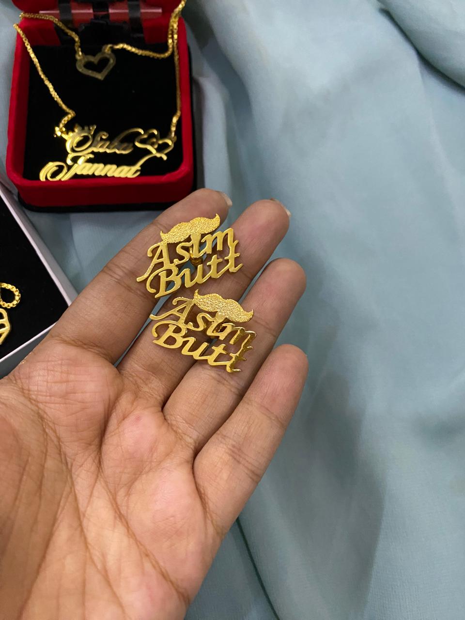Name studs/cufflinks